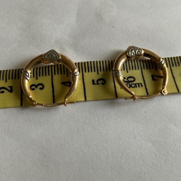 14k solid gold earrings - Picture 6 of 8